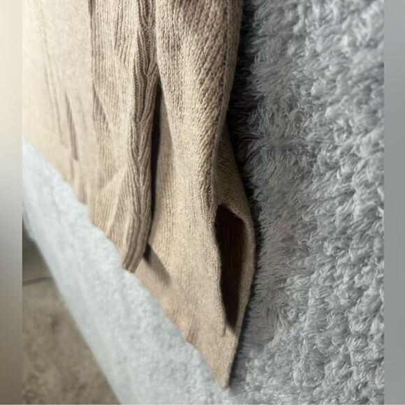 Vince Crew Neck Long Sleeves Ribbed Wool & Yak Tunic M - Picture 3 of 7